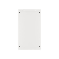 19" RACKOVÁ SKŘÍŇ PRO MONTÁŽ NA STĚNU 22U/600X600 (FLAT PACK) S PROSKLENÝMI DVEŘMI ŠEDÁ  V2