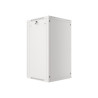 19" RACKOVÁ SKŘÍŇ PRO MONTÁŽ NA STĚNU 22U/600X600 (FLAT PACK) S PROSKLENÝMI DVEŘMI ŠEDÁ  V2