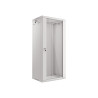 RACKOVÁ SKŘÍŇ 19" NÁSTĚNNÁ 27U/600X450 (FLAT PACK) ŠEDÁ  V2