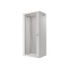 RACKOVÁ SKŘÍŇ 19" NÁSTĚNNÁ 27U/600X450 (FLAT PACK) ŠEDÁ  V2