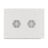 RACKOVÁ SKŘÍŇ 19" NÁSTĚNNÁ 27U/600X450 (FLAT PACK) ŠEDÁ  V2