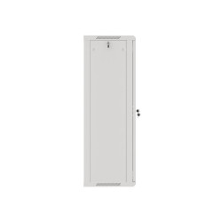 RACKOVÁ SKŘÍŇ 19" NÁSTĚNNÁ 27U/600X450 (FLAT PACK) ŠEDÁ  V2