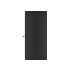 19" RACKOVÁ SKŘÍŇ PRO MONTÁŽ NA STĚNU 27U/600X600 (FLAT PACK) ČERNÁ  V2