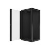 19" RACKOVÁ SKŘÍŇ PRO MONTÁŽ NA STĚNU 27U/600X600 (FLAT PACK) ČERNÁ  V2