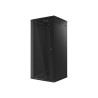 19" RACKOVÁ SKŘÍŇ PRO MONTÁŽ NA STĚNU 27U/600X600 (FLAT PACK) ČERNÁ  V2