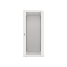 RACKOVÁ SKŘÍŇ 19" NÁSTĚNNÁ 27U/600X600 (FLAT PACK) S PROSKLENÝMI DVEŘMI ŠEDÁ  V2