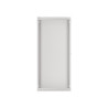 RACKOVÁ SKŘÍŇ 19" NÁSTĚNNÁ 27U/600X600 (FLAT PACK) S PROSKLENÝMI DVEŘMI ŠEDÁ  V2