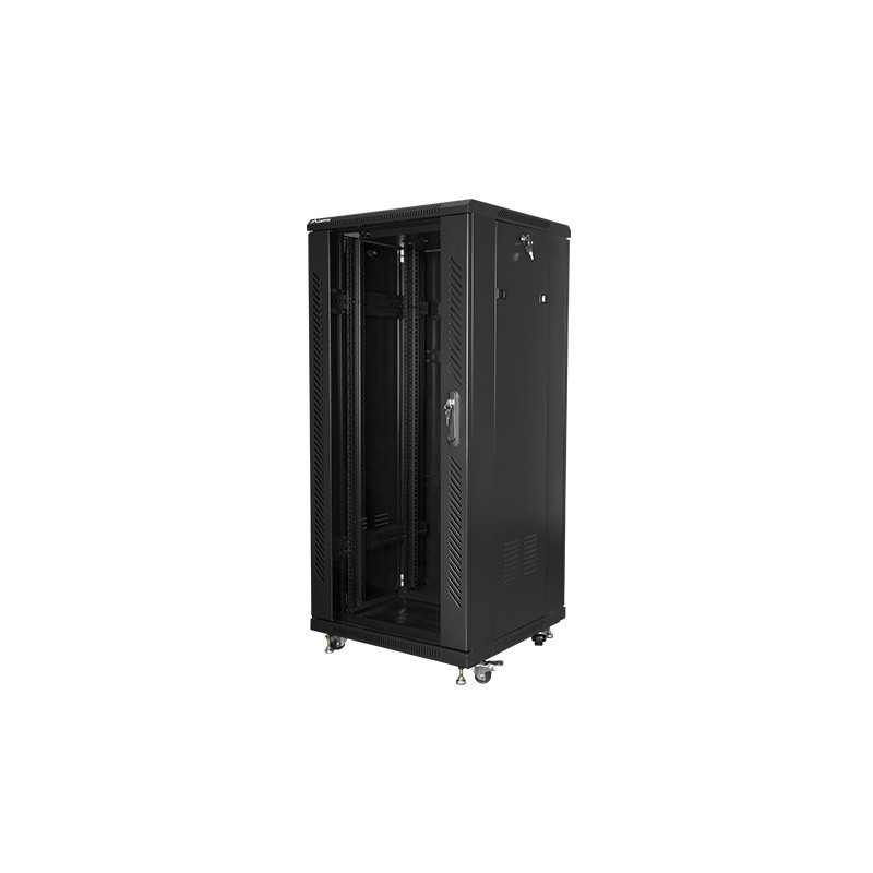 RACKOVÁ SKŘÍŇ 19" VOLNĚ STOJÍCÍ 27U/600X600 (FLAT PACK) ČERNÁ RACKOVÁ SKŘÍŇ 19" VOLNĚ STOJÍCÍ 27U/600X600 (FLAT PACK) ČERNÁ