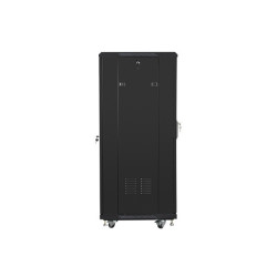 RACKOVÁ SKŘÍŇ 19" VOLNĚ STOJÍCÍ 27U/600X600 (FLAT PACK) ČERNÁ