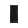 RACKOVÁ SKŘÍŇ 19" VOLNĚ STOJÍCÍ 27U/600X600 (FLAT PACK) ČERNÁ