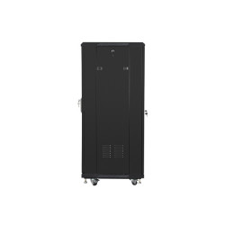 RACKOVÁ SKŘÍŇ 19" VOLNĚ STOJÍCÍ 27U/600X600 (FLAT PACK) ČERNÁ