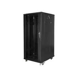 RACKOVÁ SKŘÍŇ 19" VOLNĚ STOJÍCÍ 27U/600X800 (FLAT PACK) ČERNÁ
