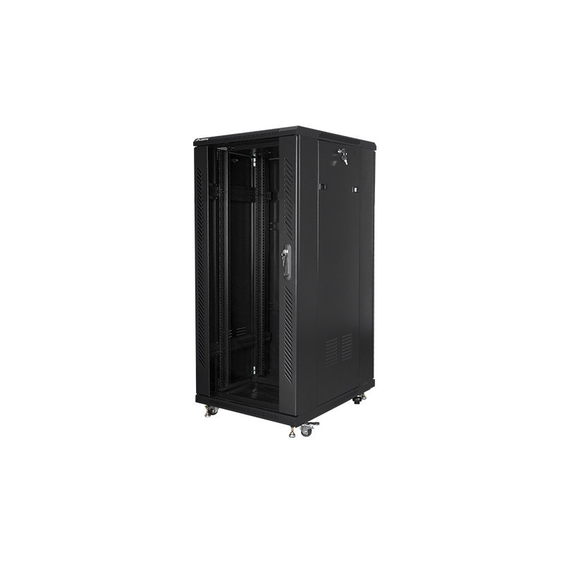 RACKOVÁ SKŘÍŇ 19" VOLNĚ STOJÍCÍ 27U/600X800 (FLAT PACK) ČERNÁ RACKOVÁ SKŘÍŇ 19" VOLNĚ STOJÍCÍ 27U/600X800 (FLAT PACK) ČERNÁ