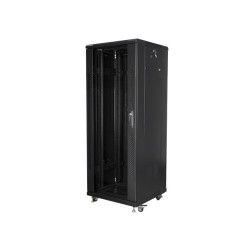 19" VOLNĚ STOJÍCÍ RACKOVÁ SKŘÍŇ 32U/600X600 (FLAT PACK) ČERNÁ