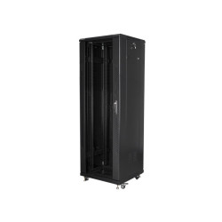 RACKOVÁ SKŘÍŇ 19" VOLNĚ STOJÍCÍ 37U/600X600 (FLAT PACK) ČERNÁ