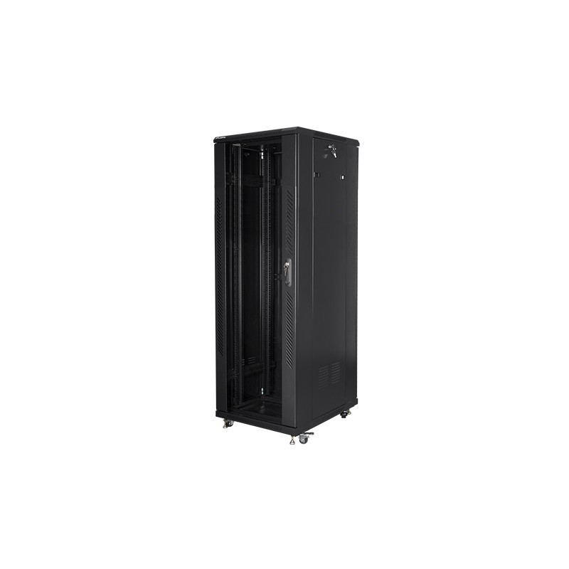 RACKOVÁ SKŘÍŇ 19" VOLNĚ STOJÍCÍ 37U/600X800 (FLAT PACK) ČERNÁ
