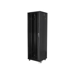 19" VOLNĚ STOJÍCÍ RACKOVÁ SKŘÍŇ 42U/600X600 (FLAT PACK) ČERNÁ