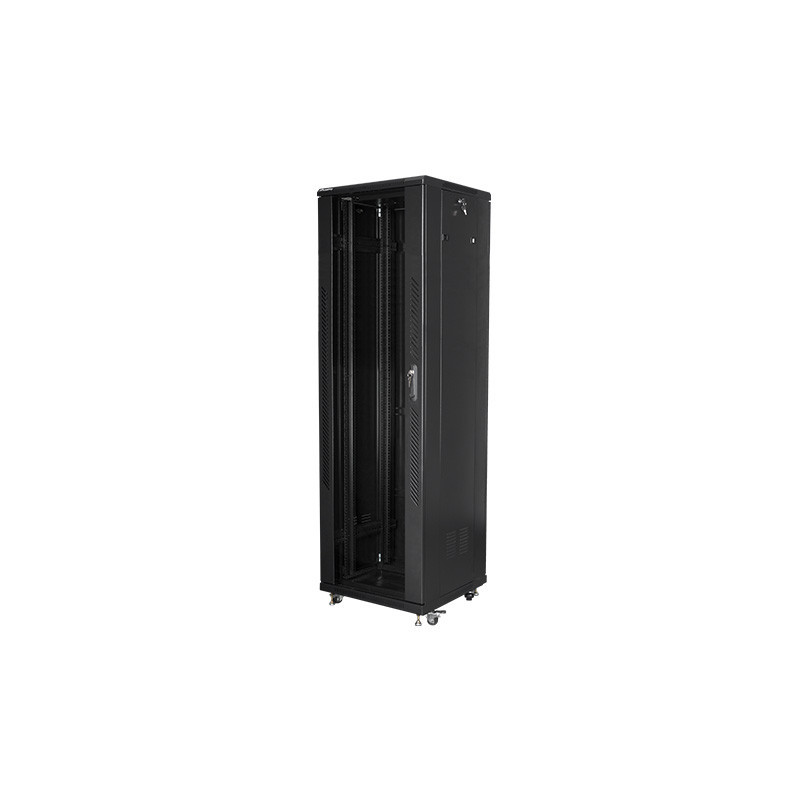 19" VOLNĚ STOJÍCÍ RACKOVÁ SKŘÍŇ 42U/600X600 (FLAT PACK) ČERNÁ 19" VOLNĚ STOJÍCÍ RACKOVÁ SKŘÍŇ 42U/600X600 (FLAT PACK) ČERNÁ