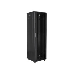 19" VOLNĚ STOJÍCÍ RACKOVÁ SKŘÍŇ 42U/600X600 (FLAT PACK) ČERNÁ