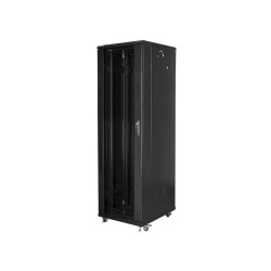 19" VOLNĚ STOJÍCÍ RACKOVÁ SKŘÍŇ 42U/600X800 (FLAT PACK) ČERNÁ
