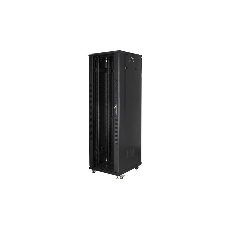 19" VOLNĚ STOJÍCÍ RACKOVÁ SKŘÍŇ 42U/600X800 (FLAT PACK) ČERNÁ 19" VOLNĚ STOJÍCÍ RACKOVÁ SKŘÍŇ 42U/600X800 (FLAT PACK) ČERNÁ