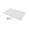 19" PEVNÁ POLICE 1U/486X270MM MAX. NOSNOST DO 120 KG ŠEDÁ 