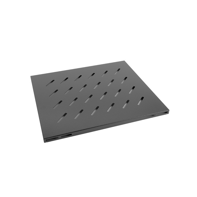19" PEVNÁ POLICE 1U/465X515MM MAX. NOSNOST DO 120 KG ČERNÁ 19" PEVNÁ POLICE 1U/465X515MM MAX. NOSNOST DO 120 KG ČERNÁ