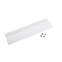 19" PANEL S KARTÁČOVÝM VSTUPEM PRO KABELY ŠEDÝ  AK-1102-S