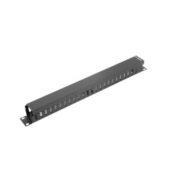 19" PANEL PRO SPRÁVU KABELŮ TYP A 1U ČERNÝ 