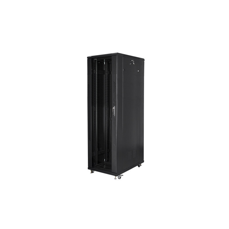 19" VOLNĚ STOJÍCÍ RACKOVÁ SKŘÍŇ 42U/800X1000 (FLAT PACK) ČERNÁ