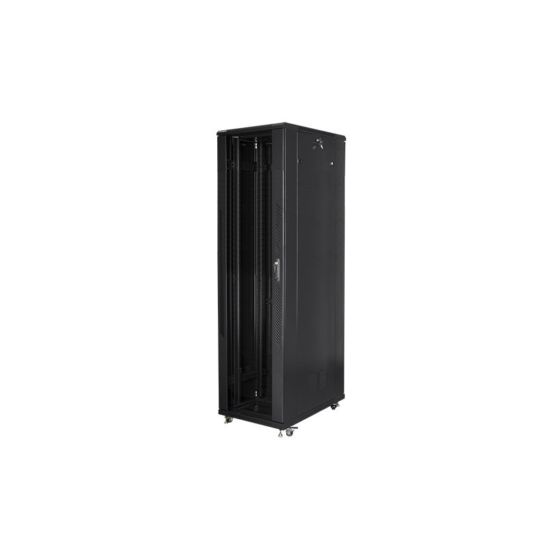 RACKOVÁ SKŘÍŇ 19" VOLNĚ STOJÍCÍ 47U/800X1000 (FLAT PACK) ČERNÁ