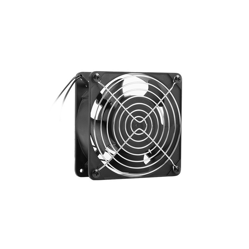 VENTILÁTOR PRO 10" A 19" RACKOVOU SKŘÍŇ  230V 120X120X38MM ČERNÝ