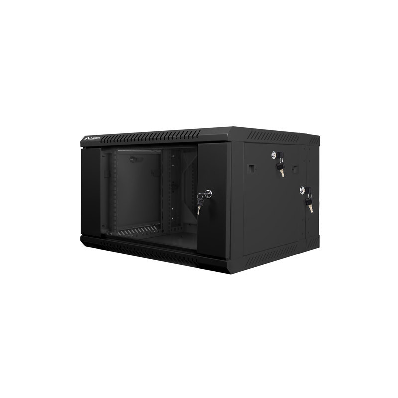 RACKOVÁ SKŘÍŇ 19" DVOUDÍLNÁ NÁSTĚNNÁ 6U/600X600 (FLAT PACK) ČERNÁ RACKOVÁ SKŘÍŇ 19" DVOUDÍLNÁ NÁSTĚNNÁ 6U/600X600 (FLAT PACK) ČERNÁ