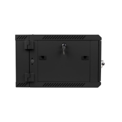 RACKOVÁ SKŘÍŇ 19" DVOUDÍLNÁ NÁSTĚNNÁ 6U/600X600 (FLAT PACK) ČERNÁ
