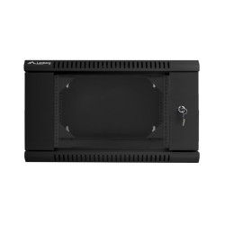 RACKOVÁ SKŘÍŇ 19" DVOUDÍLNÁ NÁSTĚNNÁ 6U/600X600 (FLAT PACK) ČERNÁ