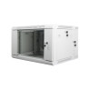 RACKOVÁ SKŘÍŇ 19" DVOUDÍLNÁ NÁSTĚNNÁ 6U/600X600 (FLAT PACK) ŠEDÁ