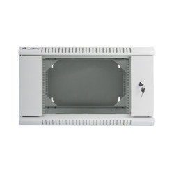 RACKOVÁ SKŘÍŇ 19" DVOUDÍLNÁ NÁSTĚNNÁ 6U/600X600 (FLAT PACK) ŠEDÁ