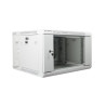 RACKOVÁ SKŘÍŇ 19" DVOUDÍLNÁ NÁSTĚNNÁ 6U/600X600 (FLAT PACK) ŠEDÁ