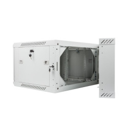 RACKOVÁ SKŘÍŇ 19" DVOUDÍLNÁ NÁSTĚNNÁ 6U/600X600 (FLAT PACK) ŠEDÁ