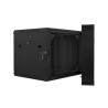 RACKOVÁ SKŘÍŇ 19" DVOUDÍLNÁ NÁSTĚNNÁ 9U/600X600 (FLAT PACK) ČERNÁ
