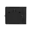 RACKOVÁ SKŘÍŇ 19" DVOUDÍLNÁ NÁSTĚNNÁ 9U/600X600 (FLAT PACK) ČERNÁ