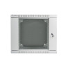 RACKOVÁ SKŘÍŇ 19" DVOUDÍLNÁ NÁSTĚNNÁ 9U/600X600 (FLAT PACK) ŠEDÁ