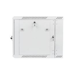 RACKOVÁ SKŘÍŇ 19" DVOUDÍLNÁ NÁSTĚNNÁ 9U/600X600 (FLAT PACK) ŠEDÁ