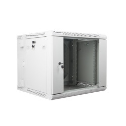 RACKOVÁ SKŘÍŇ 19" DVOUDÍLNÁ NÁSTĚNNÁ 9U/600X600 (FLAT PACK) ŠEDÁ