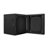 RACKOVÁ SKŘÍŇ 19" DVOUDÍLNÁ NÁSTĚNNÁ 12U/600X600 (FLAT PACK) ČERNÁ