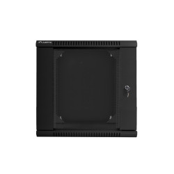 RACKOVÁ SKŘÍŇ 19" DVOUDÍLNÁ NÁSTĚNNÁ 12U/600X600 (FLAT PACK) ČERNÁ