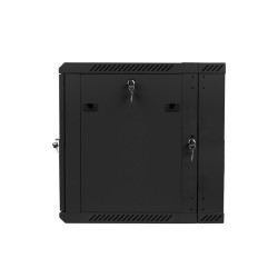 RACKOVÁ SKŘÍŇ 19" DVOUDÍLNÁ NÁSTĚNNÁ 12U/600X600 (FLAT PACK) ČERNÁ