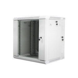 RACKOVÁ SKŘÍŇ 19" DVOUDÍLNÁ NÁSTĚNNÁ 12U/600X600 (FLAT PACK) ŠEDÁ