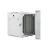 RACKOVÁ SKŘÍŇ 19" DVOUDÍLNÁ NÁSTĚNNÁ 12U/600X600 (FLAT PACK) ŠEDÁ