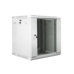 RACKOVÁ SKŘÍŇ 19" DVOUDÍLNÁ NÁSTĚNNÁ 12U/600X600 (FLAT PACK) ŠEDÁ